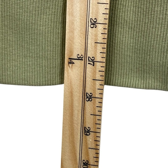 NWT Rick and Morty Pullover Sweatshirt Sz S Olive Green Cartoon Hip Hop Street - Picture 13 of 13